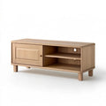 Szafka RTV z litego dębu naturalnego 120 x 40 x 55 cm